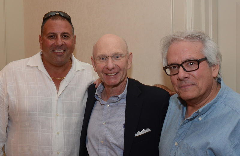 Celebrating the big win for Sussex County seniors are (l-r) Touch of Italy’s Bob Ciprietti, Meals on Wheels Lewes-Rehoboth Board of Directors President Bob Derrickson, and yours truly. BY DENY HOWETH